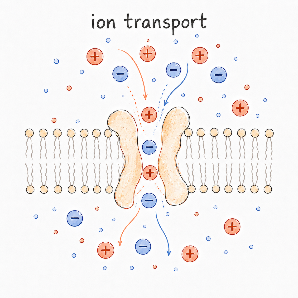 Ion transport